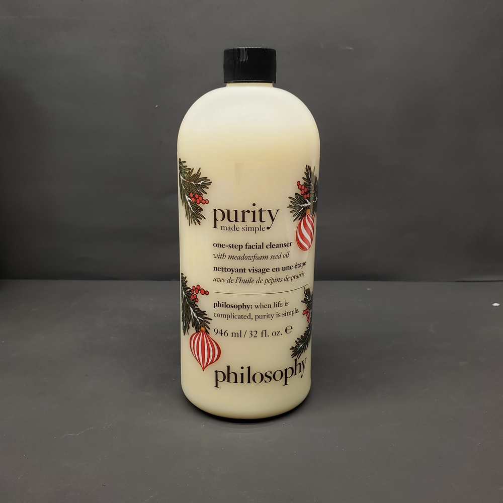 Philosophy Purity Made Simple One-Step Facial Cleanser Holiday Edition 32 Oz
